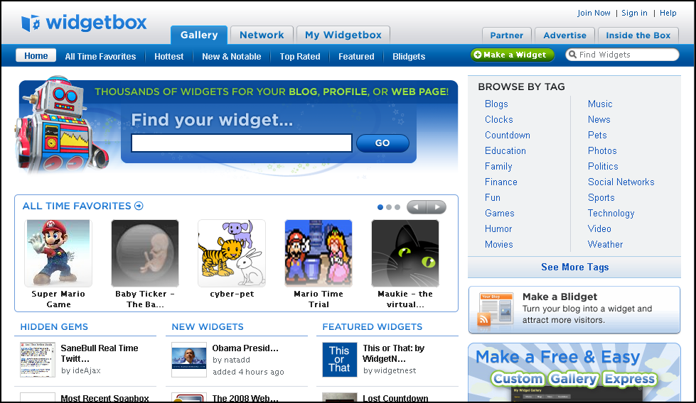 Widgetbox, Surganya pecinta Aksesoris Blog
